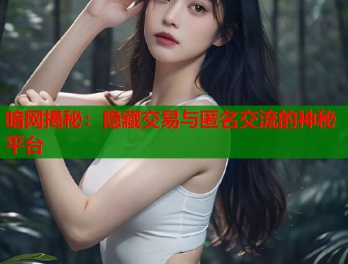暗网揭秘：隐藏交易与匿名交流的神秘平台