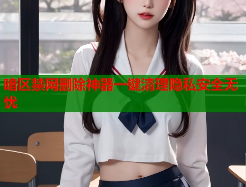 暗区禁网删除神器一键清理隐私安全无忧 暗区禁网删除神器一键清理隐私安全无忧