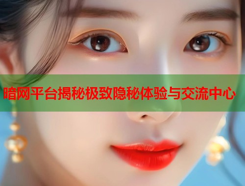 暗网平台揭秘极致隐秘体验与交流中心