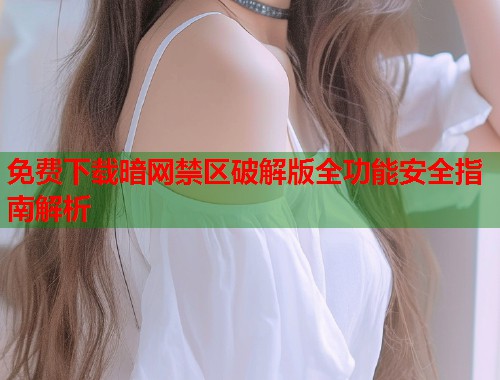 免费下载暗网禁区破解版全功能安全指南解析