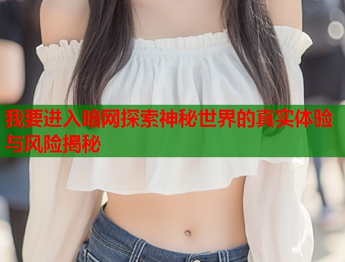 我要进入暗网探索神秘世界的真实体验与风险揭秘