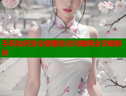 手机如何安全便捷地访问暗网全攻略解析