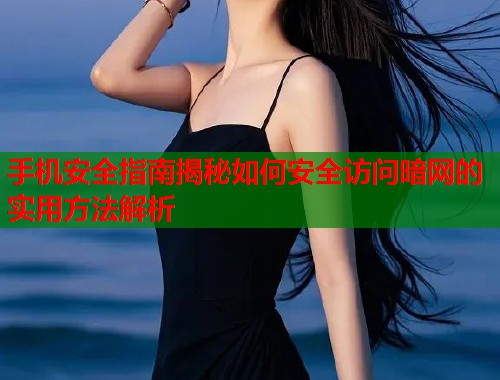手机安全指南揭秘如何安全访问暗网的实用方法解析