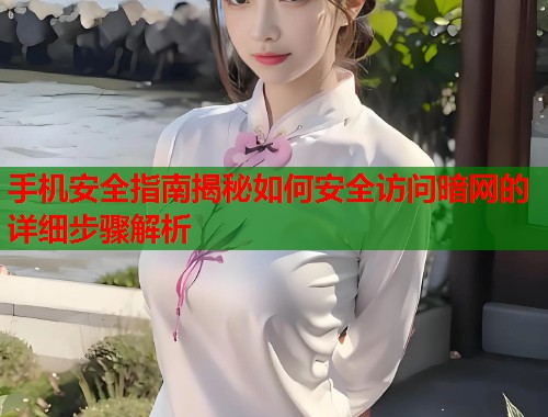 手机安全指南揭秘如何安全访问暗网的详细步骤解析