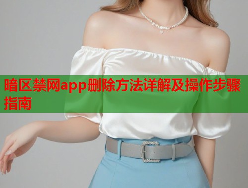 暗区禁网app删除方法详解及操作步骤指南