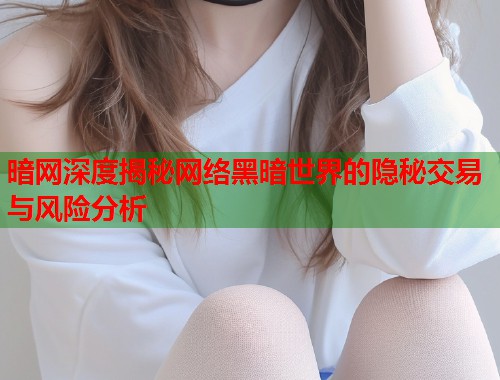 暗网深度揭秘网络黑暗世界的隐秘交易与风险分析