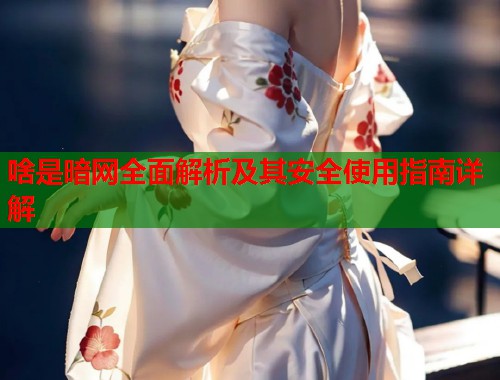 啥是暗网全面解析及其安全使用指南详解