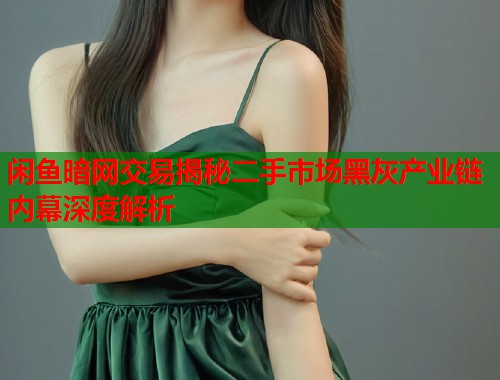 闲鱼暗网交易揭秘二手市场黑灰产业链内幕深度解析